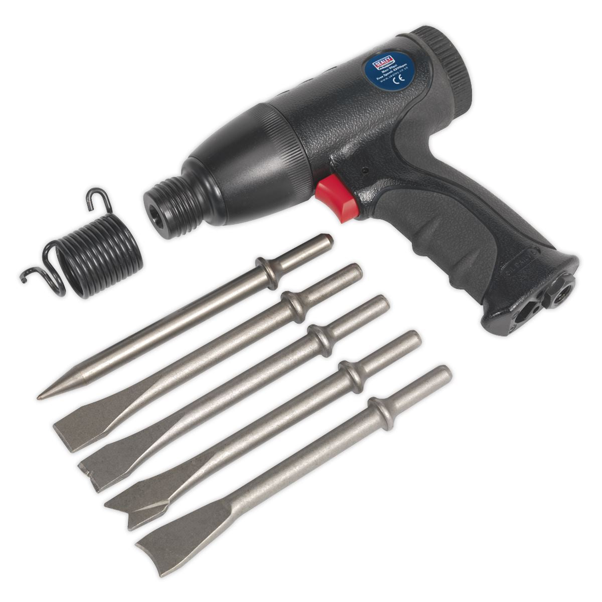 Sealey SA613 Air Hammer Kit Composite Premier - Medium Stroke Sealey