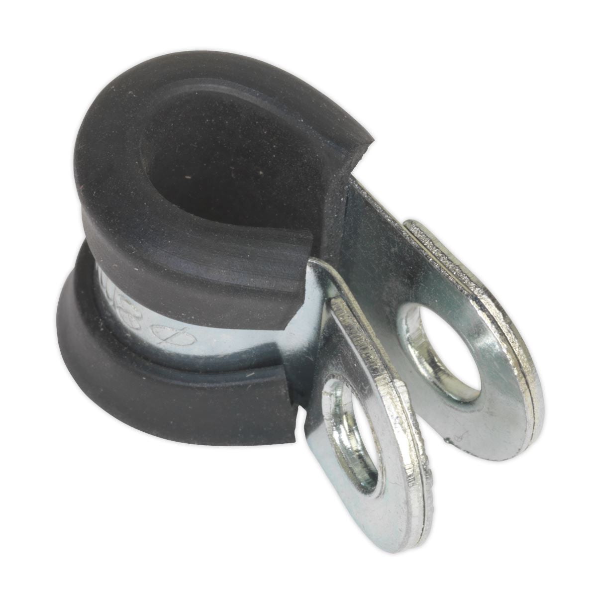 Sealey PCJ8 P-Clip Rubber Lined Ø8mm Pack of 25 Sealey