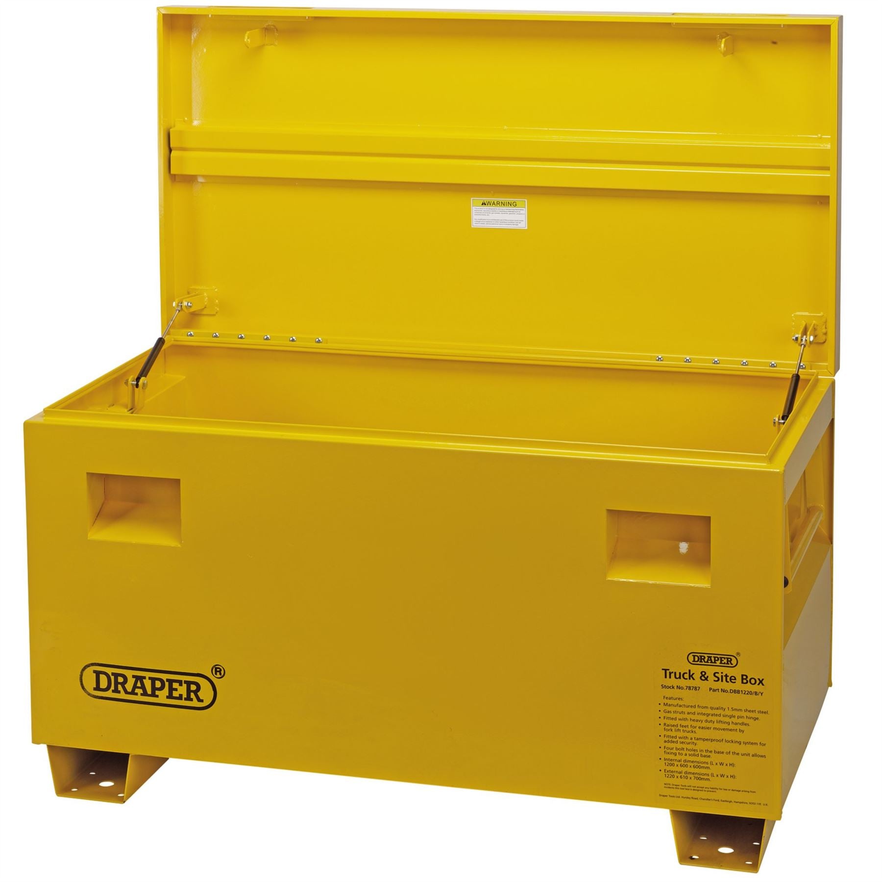 Draper 78787 Contractors Secure Storage Box 48" Draper