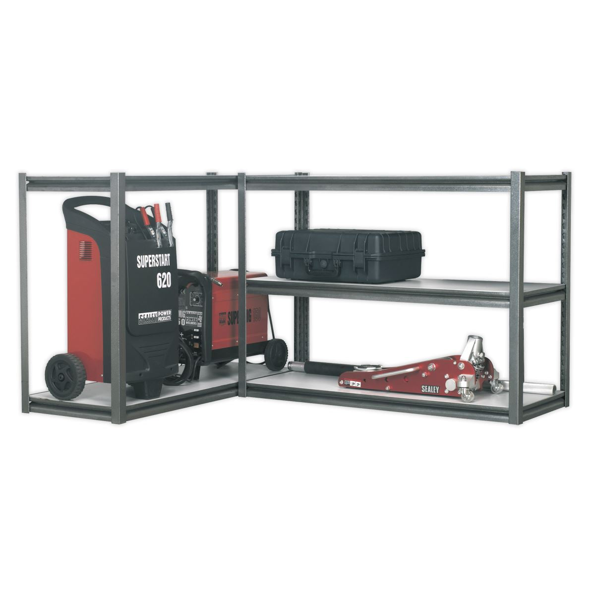 Sealey AP6548 Racking Unit with 5 Shelves 600kg Capacity Per Level Sealey