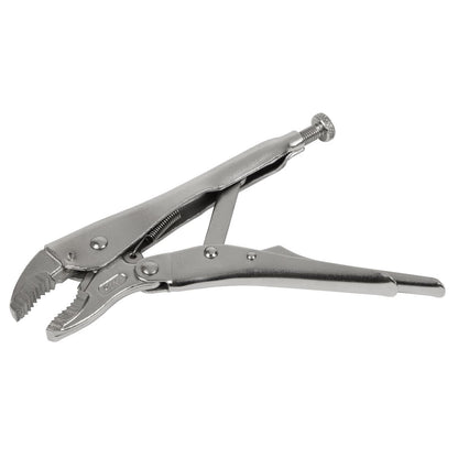 Sealey AK6820 Locking Pliers Curved Jaws 185mm 0-38mm Capacity Sealey
