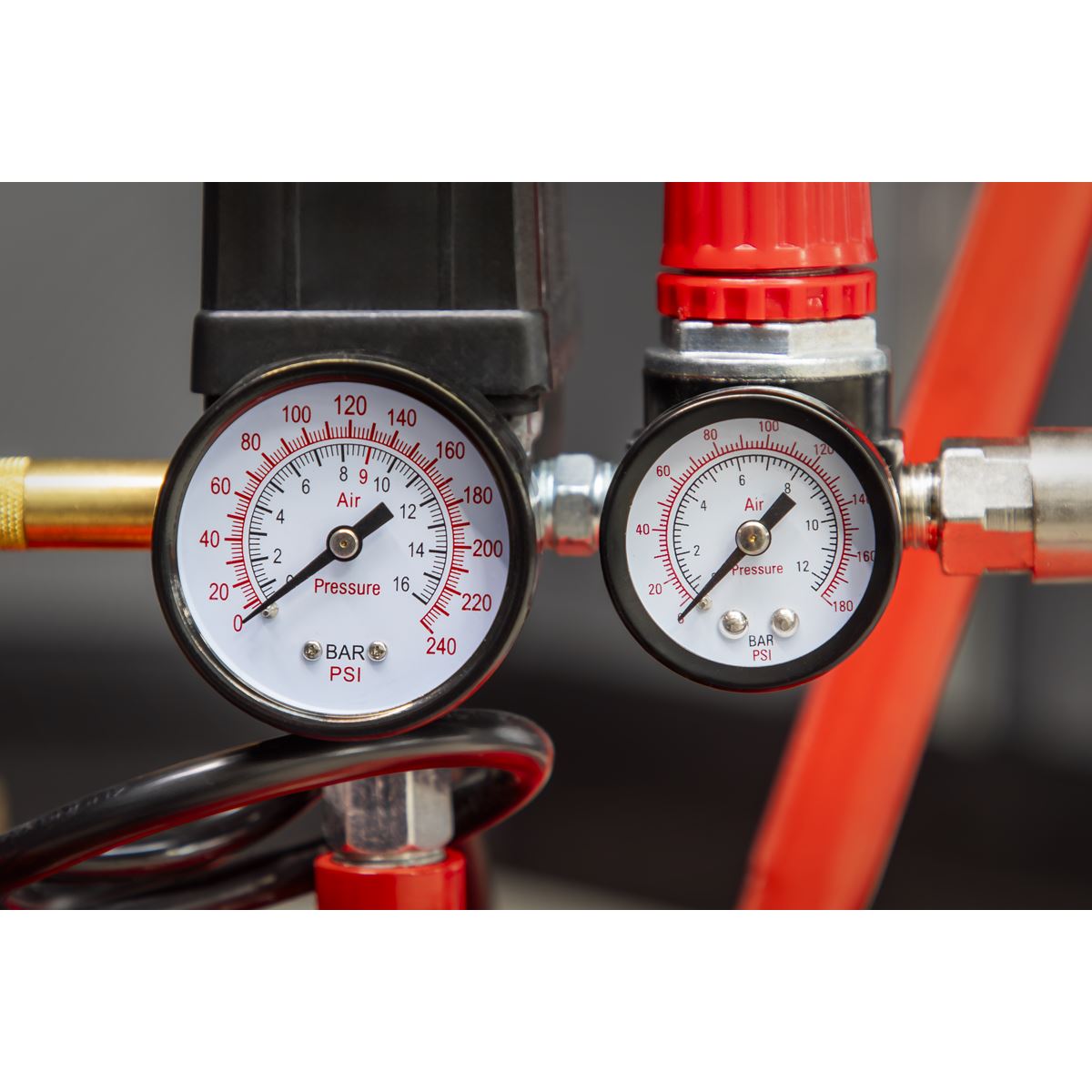 Sealey SAC05030 Air Compressor 50L V-Twin Direct Drive 3hp Sealey