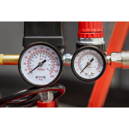 Sealey SAC05030 Air Compressor 50L V-Twin Direct Drive 3hp Sealey