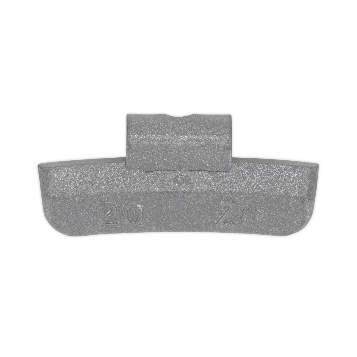 Sealey WWAH20 Wheel Weight 20g Hammer-On Plastic Coated Zinc for Alloy Wheels Pack of 100 Sealey