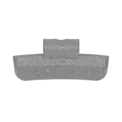 Sealey WWAH20 Wheel Weight 20g Hammer-On Plastic Coated Zinc for Alloy Wheels Pack of 100 Sealey