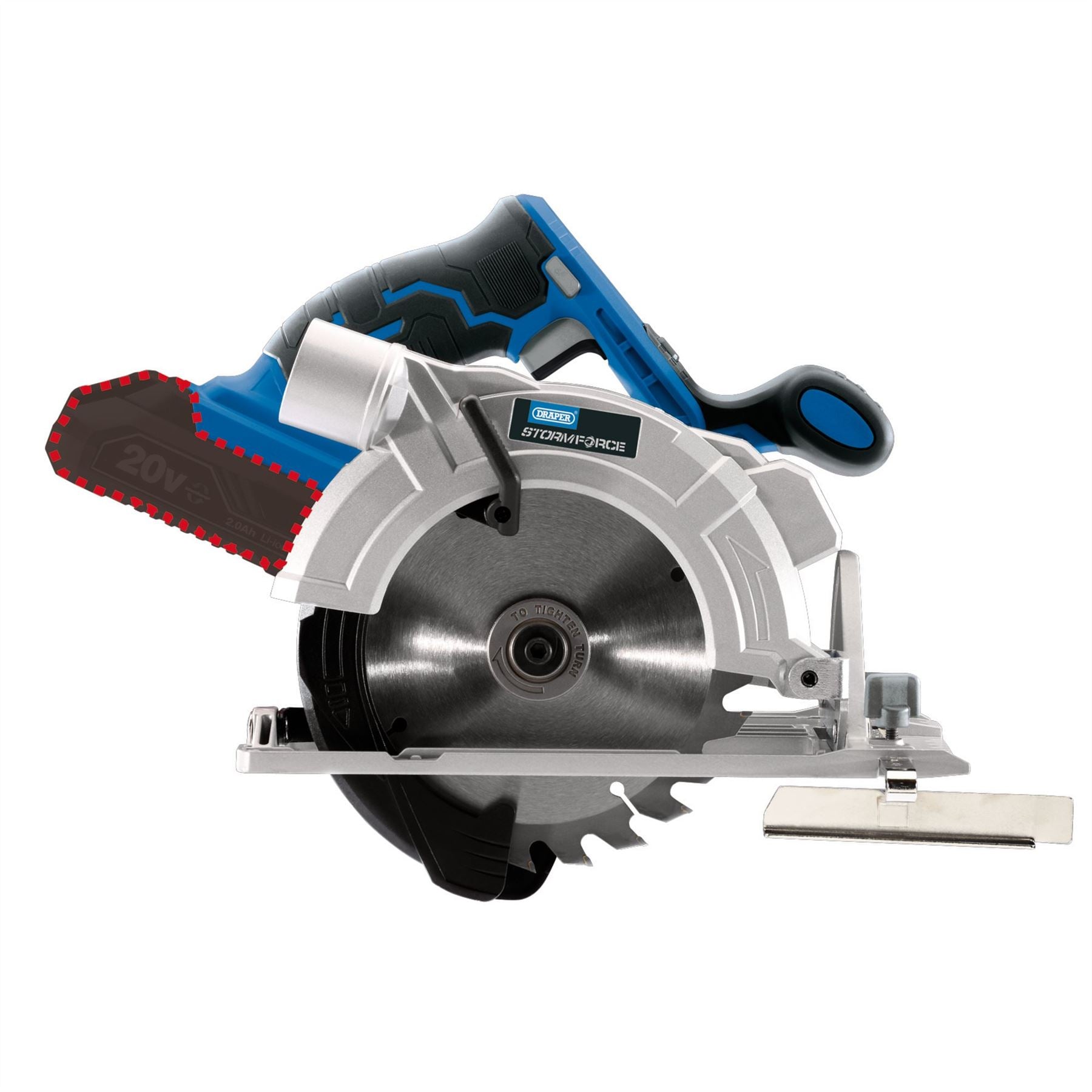 Draper 89451 Storm Force® 20V Circular Saw Sold Bare Draper