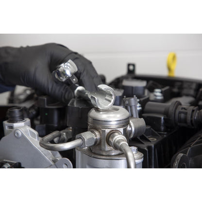 Sealey AK6900 Multi-point 3/8"Sq Drive Fuel Pipe Socket 17mm Sealey