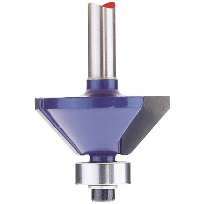 Draper 75340 TCT Router Bit 1/4" Chamfering 30mm x 45&deg; Draper