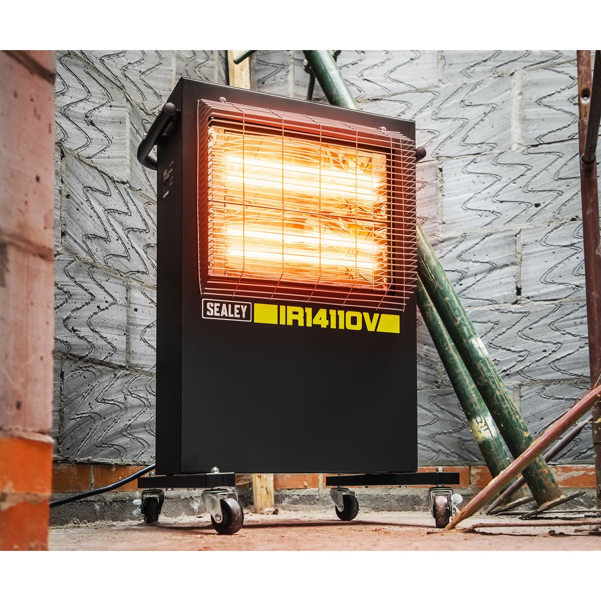 Sealey IR14110V Infrared Cabinet Heater 1.2/2.4kW 110V Sealey