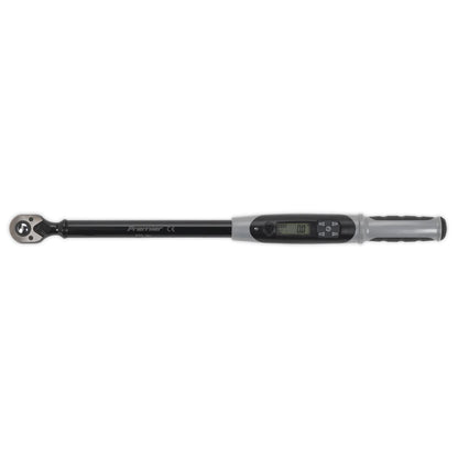 Sealey STW306B Angle Torque Wrench Digital 1/2"Sq Drive 20-200Nm(14.7-147.5lb.ft) Premier Black Sealey