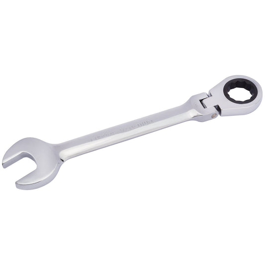 Draper 52026 HI-TORQ® Metric Flexible Head Ratcheting Combination Spanner 25mm Draper