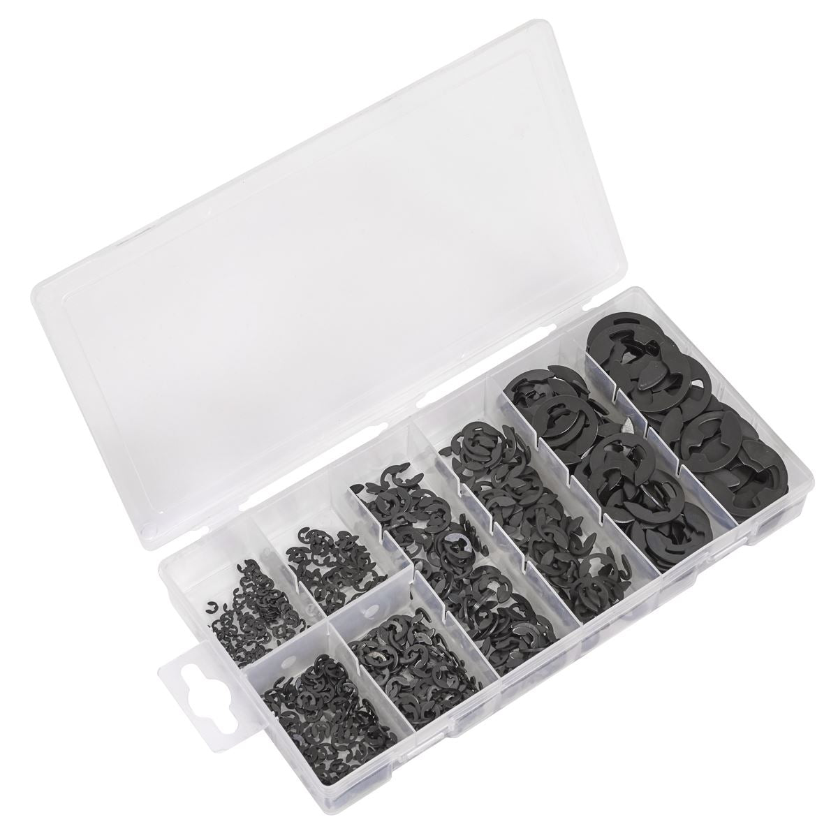 Sealey AB012ER E-Clip Retainer Assortment 800pc Metric Sealey