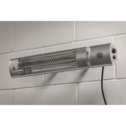 Sealey IWMH2000R High Efficiency Infrared Short Wave Wall Mounting Heater 2000W Sealey