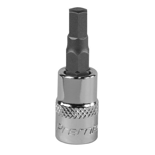 Sealey SBH003 Hex Socket Bit 5mm 1/4"Sq Drive Sealey
