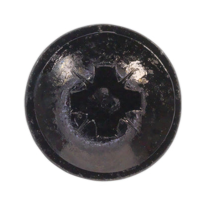Sealey BST3510 Self-Tapping Screw 3.5 x 10mm Flanged Head Black Pozi Pack of 100 Sealey