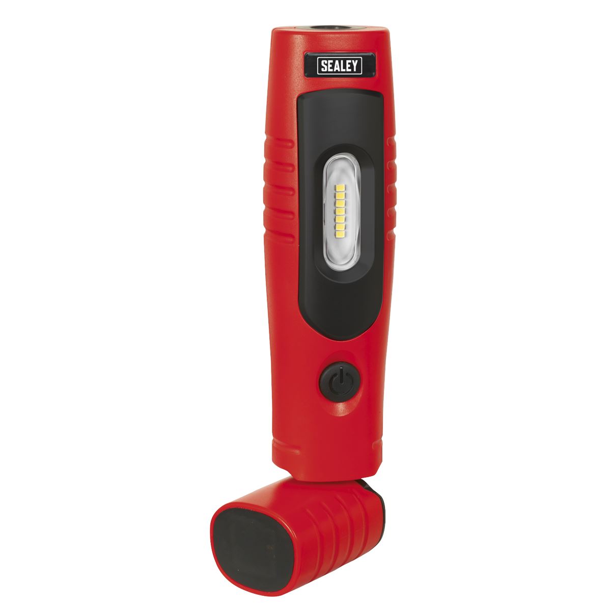 Sealey LED3602R Rechargeable 360° Inspection Light 4W & 3W SMD LED Red Lithium-ion Sealey