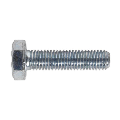 Sealey SS1040 HT Setscrew M10 x 40mm 8.8 Zinc Pack of 25 Sealey