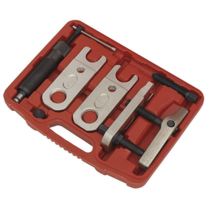 Sealey VS3814 Ball Joint Splitter Hydraulic & Manual 9pc - Commercial Sealey