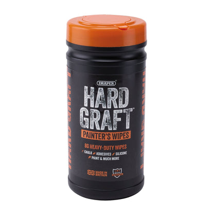 Draper 12439 Hard Graft Painters Wipes Tub of 80 Draper