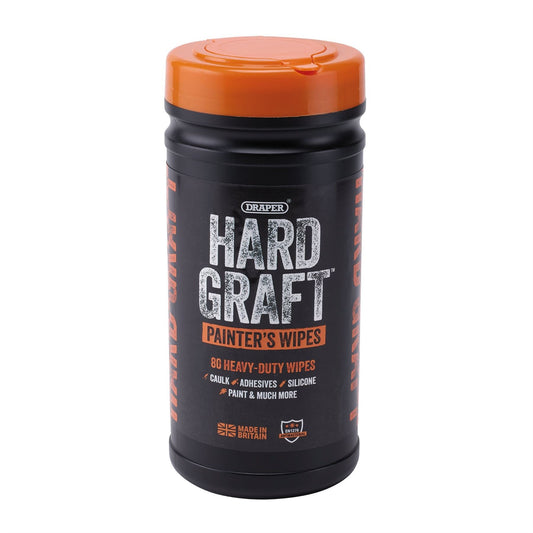 Draper 12439 Hard Graft Painters Wipes Tub of 80 Draper