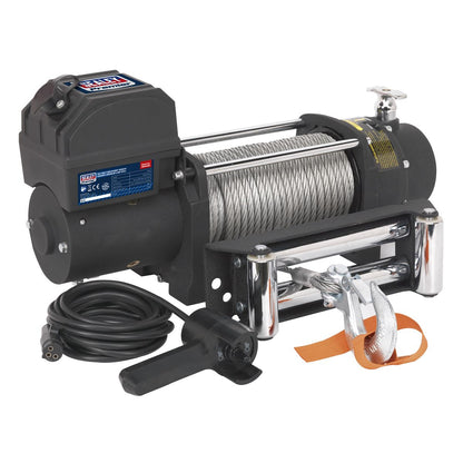 Sealey SRW4300 Self-Recovery Winch 4300kg (9500lb) Line Pull 12V Sealey