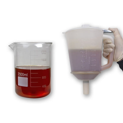 Sealey MF2/BC Measuring Funnel with Lid and Base 2L Sealey