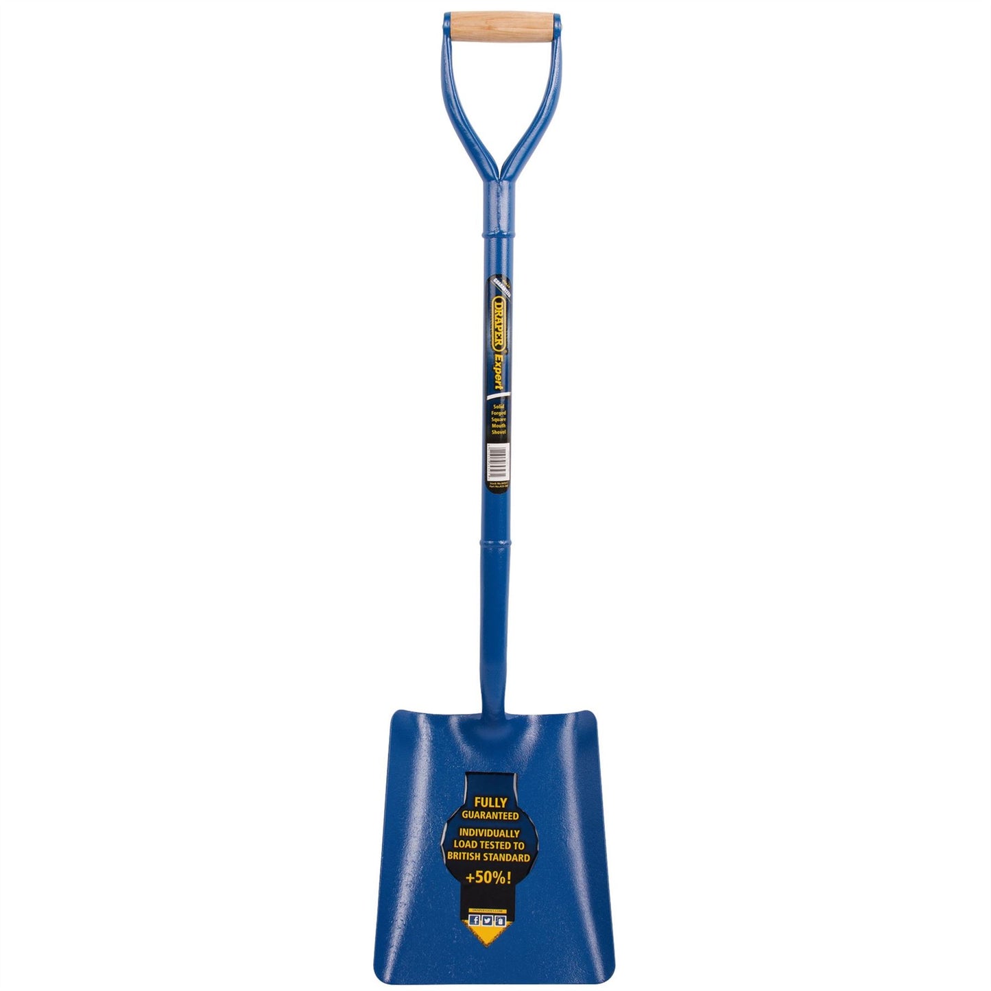 Draper 64327 Expert All Steel Contractors Square Mouth Shovel Draper