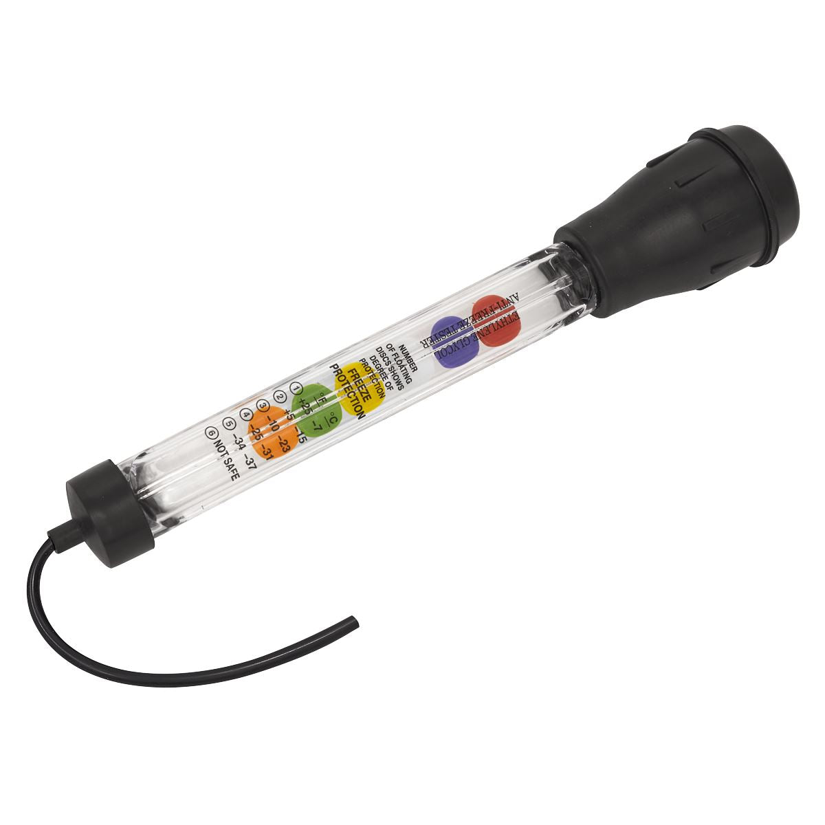 Sealey AK4120 Ethylene Glycol Antifreeze Tester Disc Type Sealey