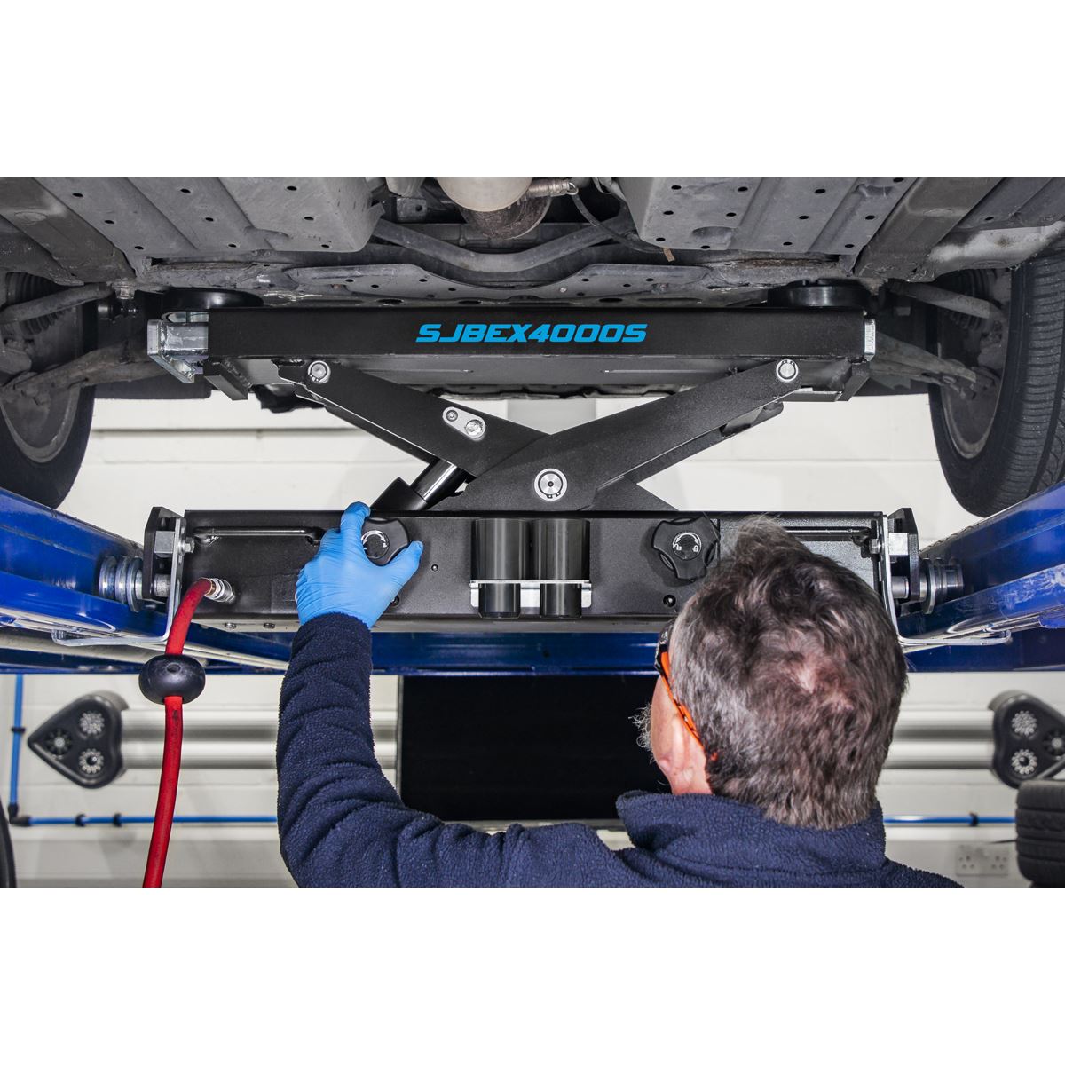 Sealey SJBEX4000S Viking Jacking Beam 4 Tonne with 1.4m Extending Arms Sealey