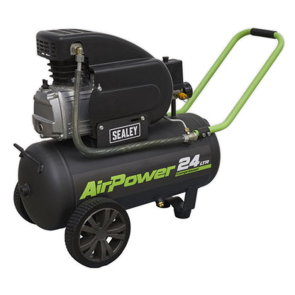 Sealey SAC2420E Air Compressor 24L Direct Drive 2hp Sealey