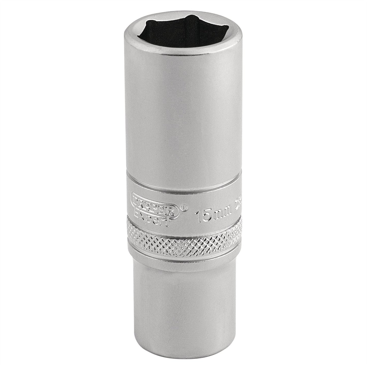 Draper 16583 6 Point Metric Deep Socket 3/8" Sq. Dr. 15mm Draper