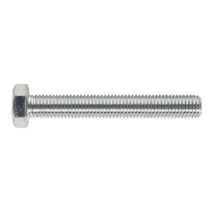 Sealey SS14100 HT Setscrew M14 x 100mm 8.8 Zinc Pack of 10 Sealey