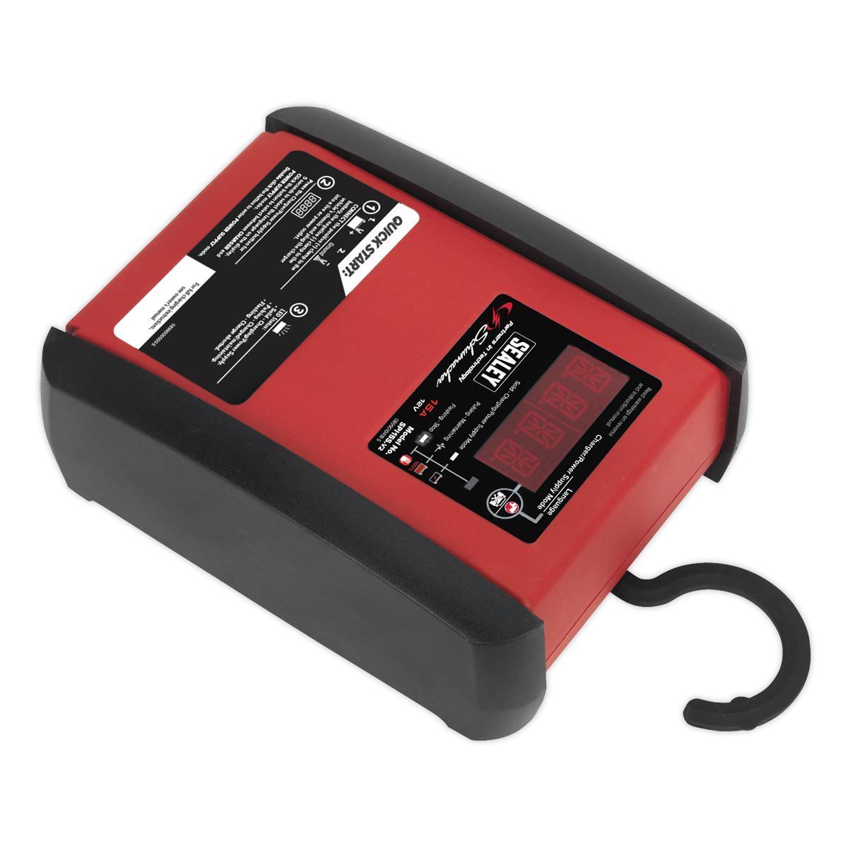 Sealey SPI15S Intelligent Speed Charge Battery Charger/Maintainer 15A 12V Sealey