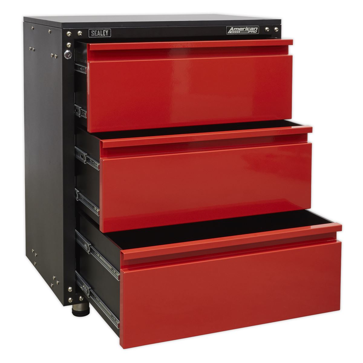 Sealey APMS82 Modular 3 Drawer Cabinet with Worktop 665mm Sealey