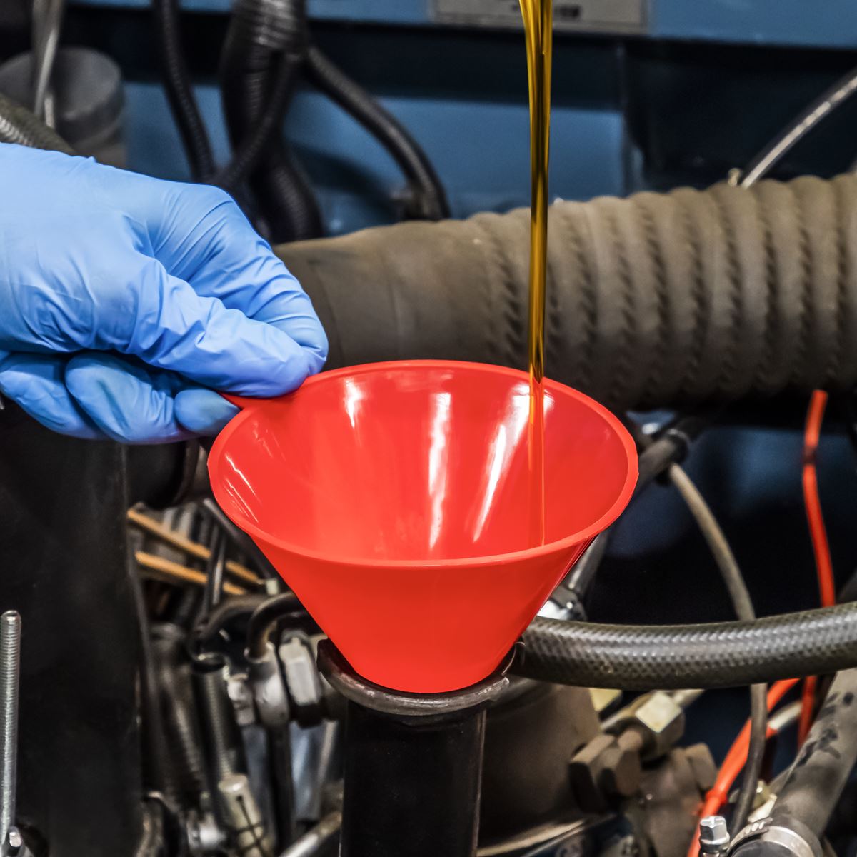 Sealey F1E Funnel Small Economy Ø115mm Fixed Spout Sealey