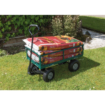 Draper 58552 Steel Mesh Garden Trolley Cart 200kg Draper