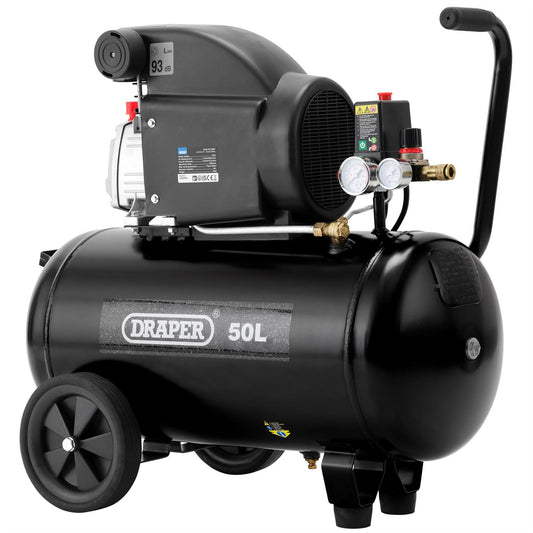 Draper 24981 50L Direct Drive Air Compressor 1.5kW/2hp Draper