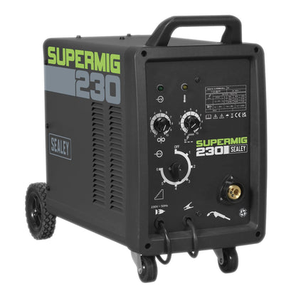 Sealey SUPERMIG230 Professional MIG Welder 230A 230V with Binzel® Euro Torch Sealey