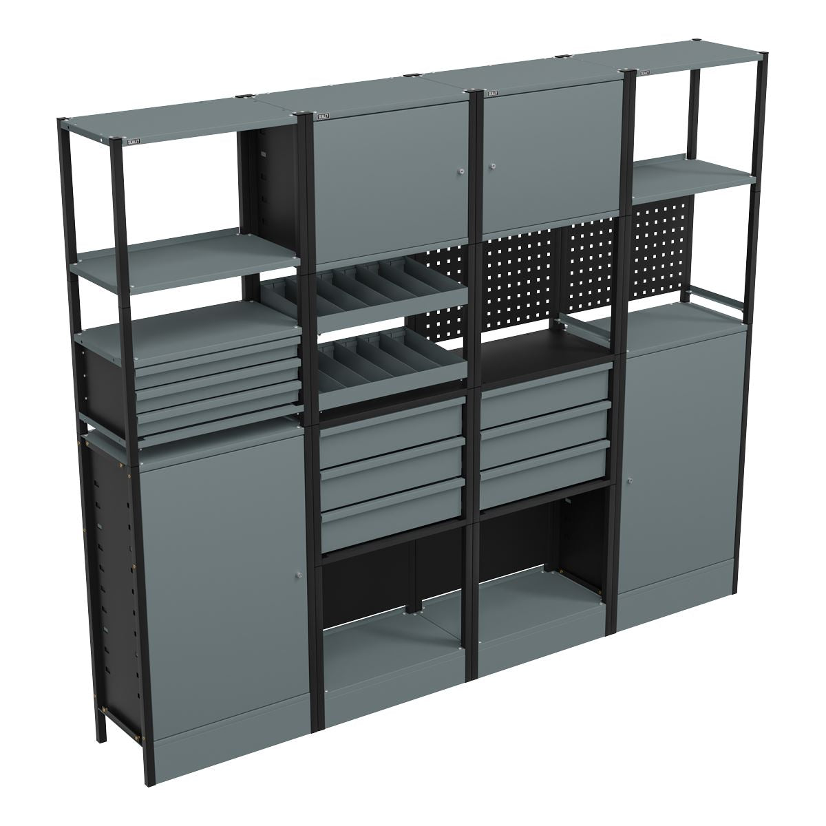 Sealey APMRSTACK2 Modular Racking System Combo 2.32m Sealey