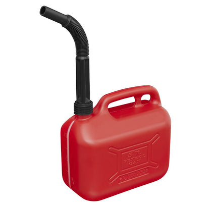 Sealey JC5R Fuel Can 5L - Red Sealey