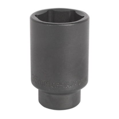 Sealey SX005 Impact Socket 35mm Deep 1/2"Sq Drive Sealey