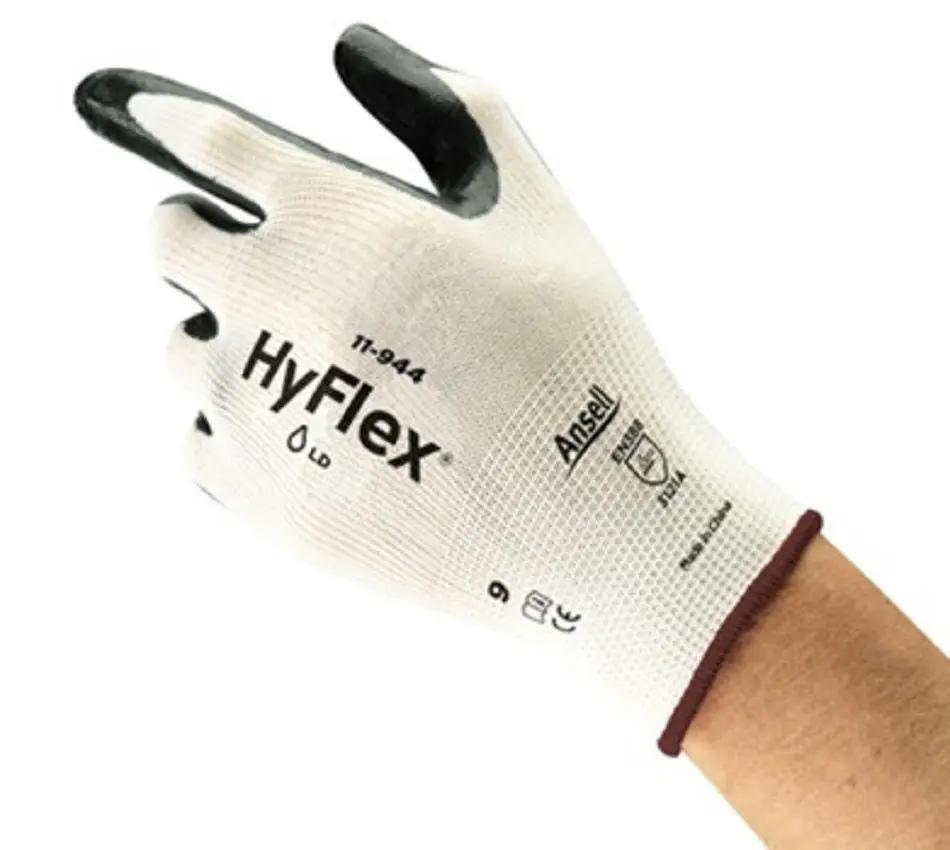 Ansell Hyflex 11-944 Nitrile Palm Coated Work Gloves Ansell