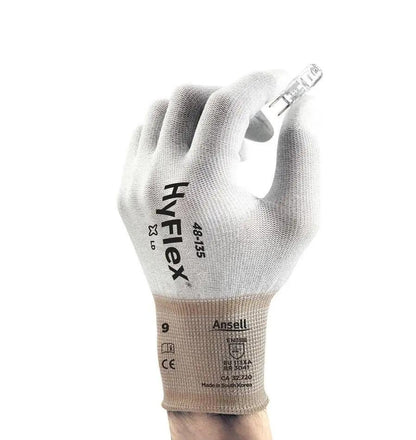 Ansell HyFlex 48-135 PU Fingertip Coated ESD Gloves Ansell