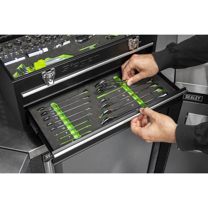 Siegen S01055 Portable Tool Chest 2 Drawer with 90pc Tool Kit Siegen