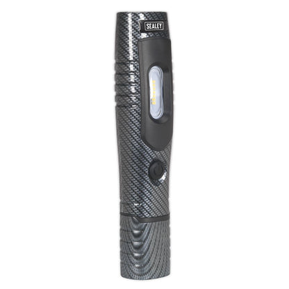 Sealey LED3602CF Rechargeable 360° Inspection Light 4W & 3W SMD LED Carbon Fibre Effect Lithium-ion Sealey