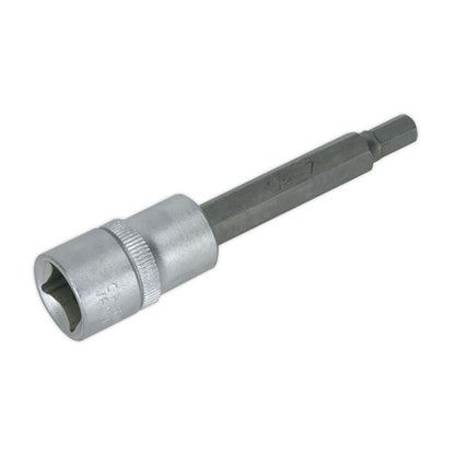 Sealey AK657 Hex Socket Bit 7mm Long 1/2"Sq Drive Sealey
