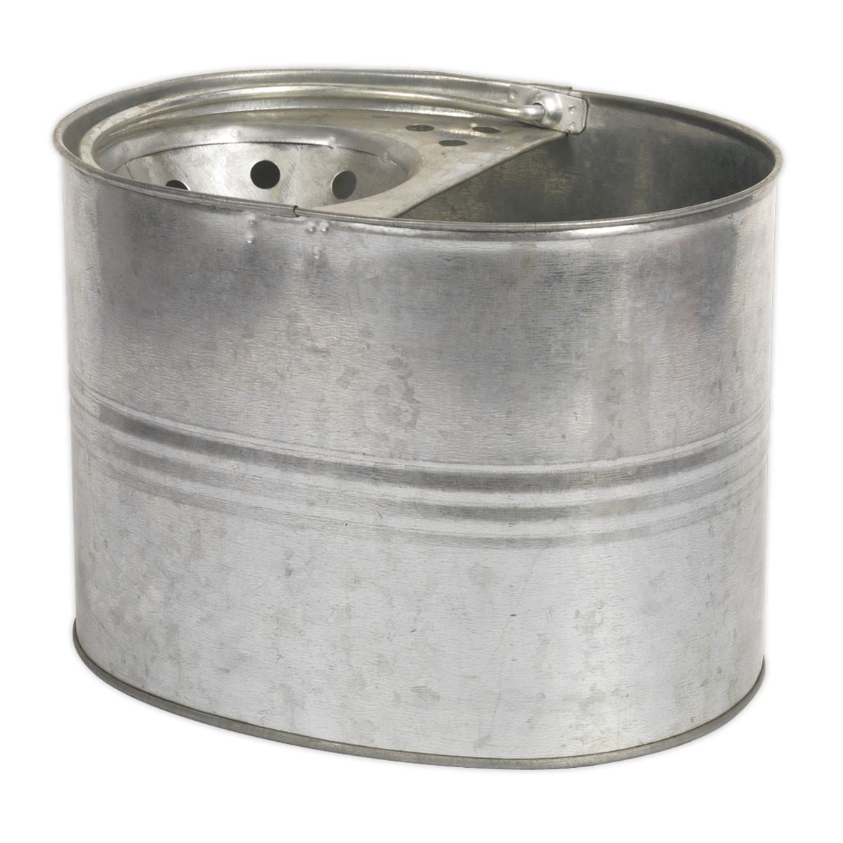 Sealey BM08 Mop Bucket 13L - Galvanized Sealey
