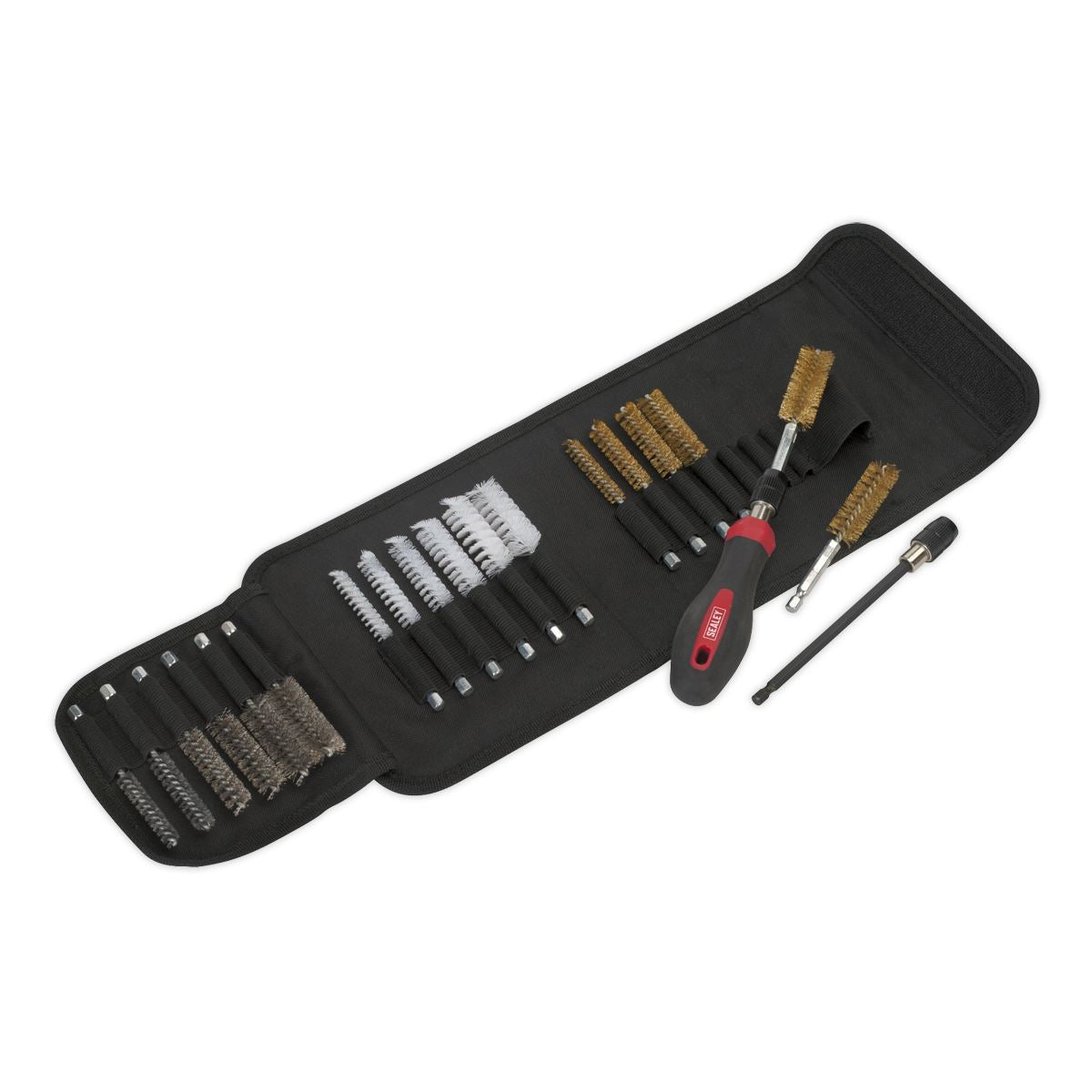 Sealey VS1800 Cleaning & Decarbonising Brush Set 20pc Sealey