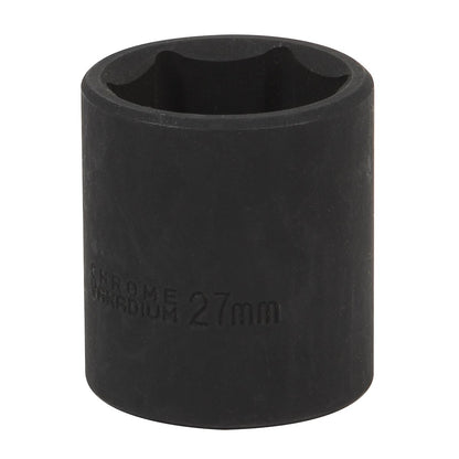 Sealey IS1227 Impact Socket 27mm 1/2"Sq Drive Sealey