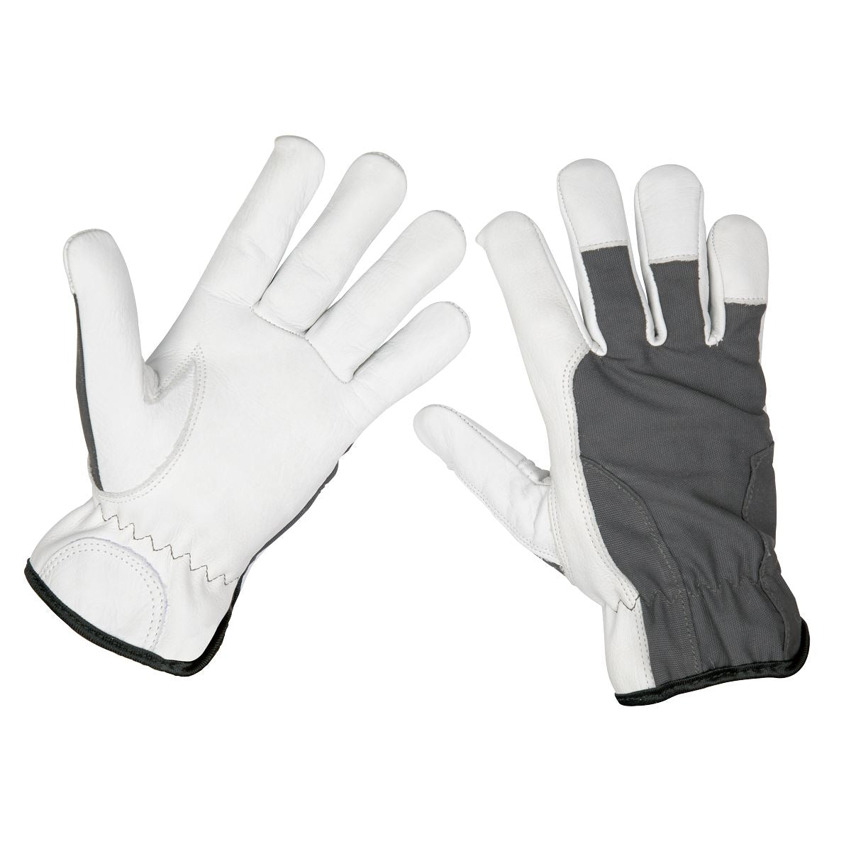 Sealey 9136L Super Cool Hide Gloves Large - Pair Sealey